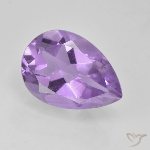 1.87ct Natural Violeta rosado Ametista, Formato de pêra, VVS-VS