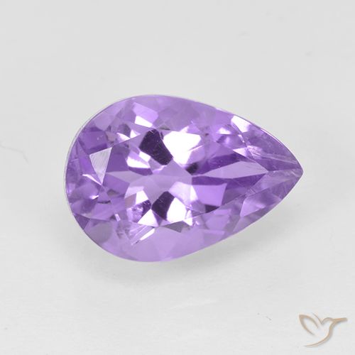 Ametista Tonalidade Violeta Profunda Natural 2,04ct, Formato de pêra, VVS-VS