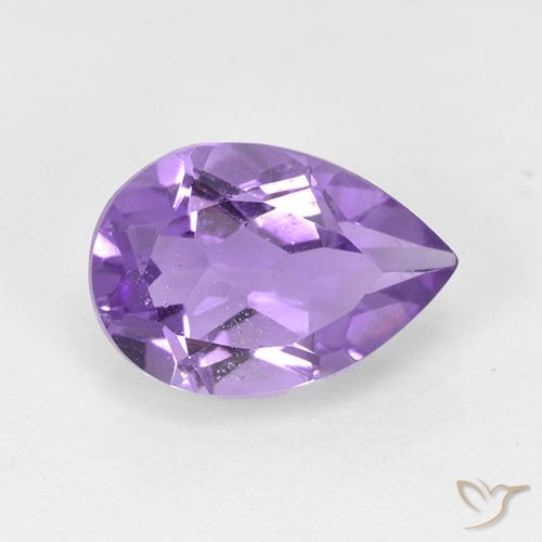 1.68ct Natural Violeta médio Ametista, Formato de pêra, VS
