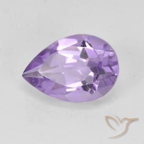 Ametista Violeta médio Natural 1.78ct, Formato de pêra, VVS-VS