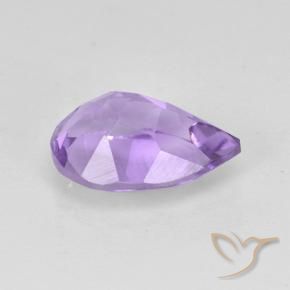 Ametista Violeta médio Natural 1.78ct, Formato de pêra, VVS-VS