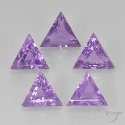 2.92ctw Natural Violeta médio Ametista, Trilhão, VS
