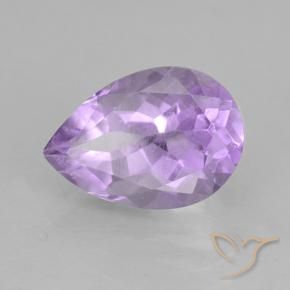Ametista íris violeta Natural 1.92ct, Formato de pêra, VS