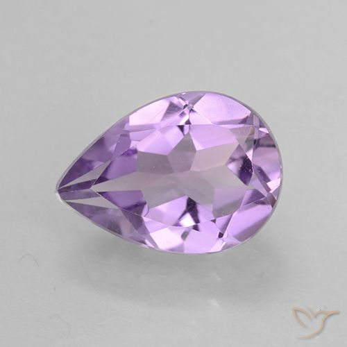 1.71ct Natural Violeta médio Ametista, Formato de pêra, VVS-VS