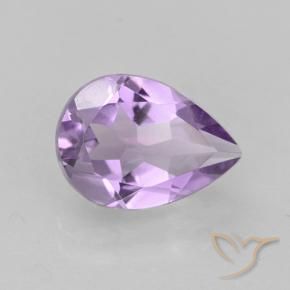 Ametista Violeta médio Natural 1.71ct, Formato de pêra, VVS-VS