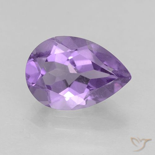 1.79ct Natural Violeta médio Ametista, Formato de pêra, VS