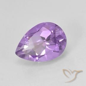 Ametista Violeta médio Natural 1.99ct, Formato de pêra, VVS-VS