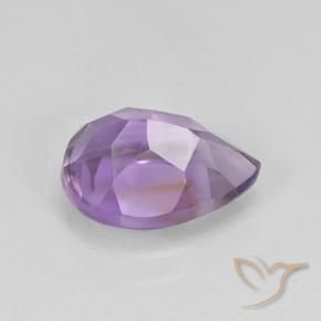 Ametista Violeta médio Natural 1.99ct, Formato de pêra, VVS-VS