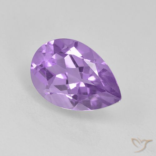 1.90ct Natural Violeta médio Ametista, Formato de pêra, VVS-VS