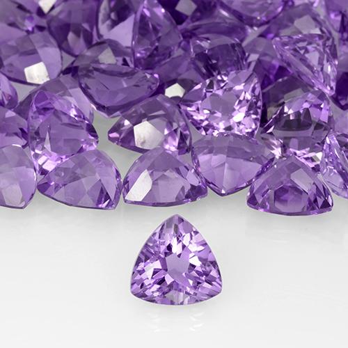 Ametista Violeta Profundo Natural 2.96ct, Trilhão, VS