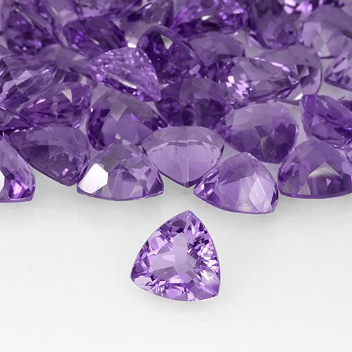 Ametista Violeta Profundo Natural 2.96ct, Trilhão, VS