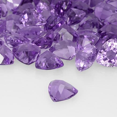 Ametista Violeta Profundo Natural 2.96ct, Trilhão, VS