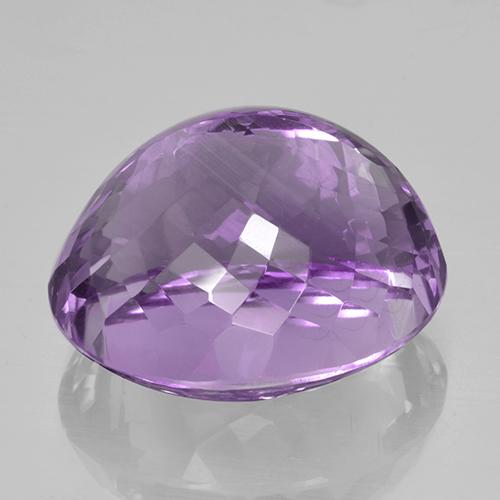 Ametista Violeta Púrpura Profundo Natural 42.34ct, Corte Oval, VVS