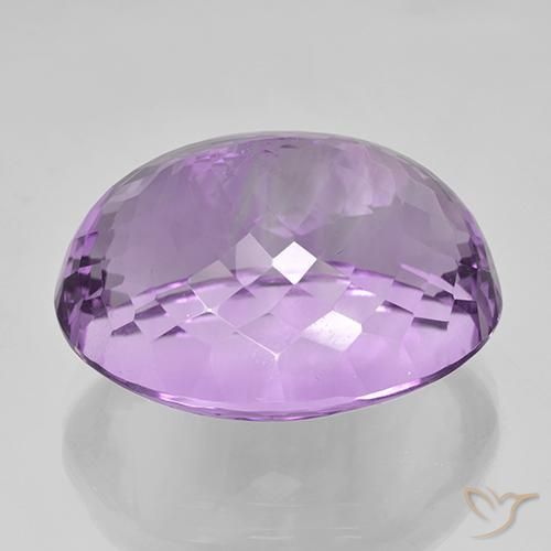 Ametista Violeta rosado Natural 52.93ct, oval, IF