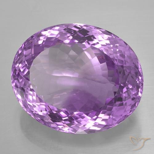 Ametista Violeta Púrpura Natural 33.35ct, oval, IF