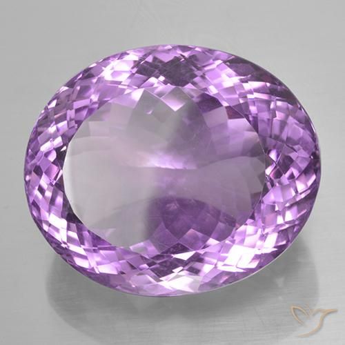 Ametista Violeta Púrpura Natural 44.98ct, oval, VVS