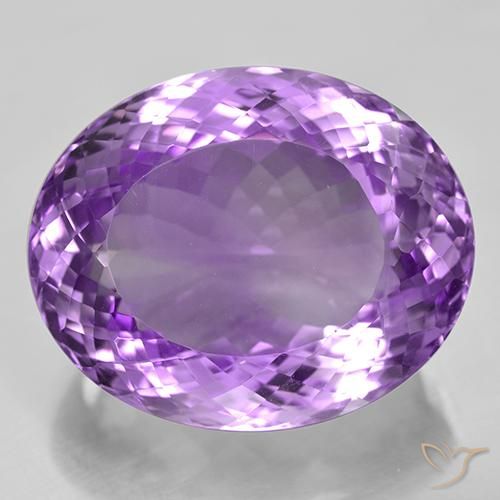 44.51ct Natural Violeta Púrpura Médio Ametista, oval, VVS