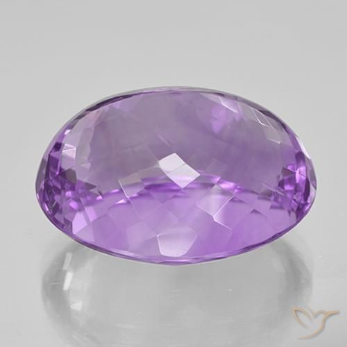 Ametista Violeta Púrpura Médio Natural 44.51ct, oval, VVS