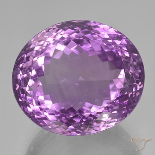 47.87ct Natural Violeta Púrpura Profundo Ametista, oval, IF