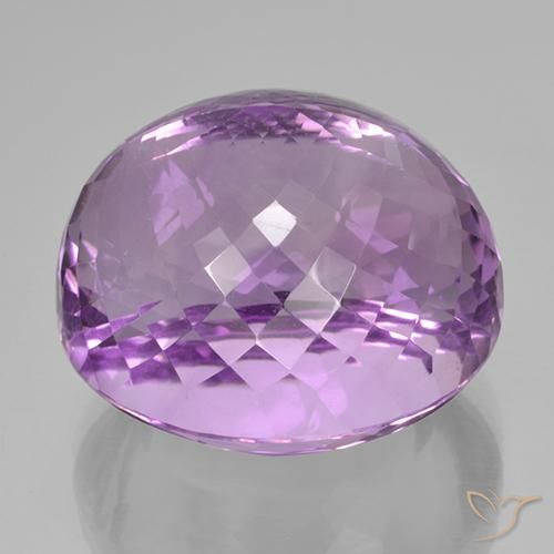 Ametista Violeta Púrpura Profundo Natural 47.87ct, oval, IF