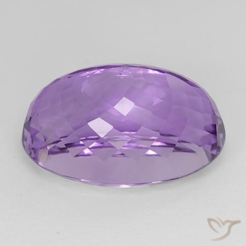 Ametista Violeta arroxeado médio-escuro Natural 33.30ct, oval, IF