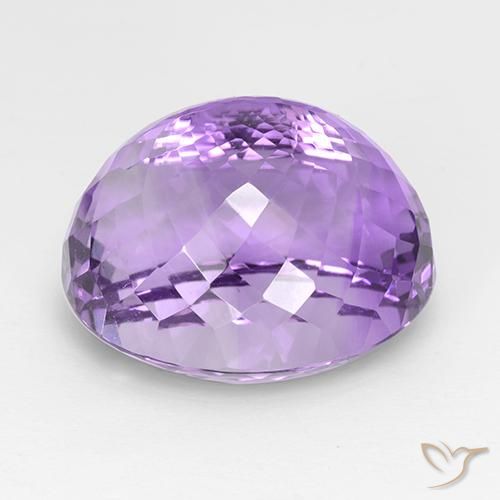 Ametista Violeta Púrpura Médio Natural 30.81ct, oval, IF