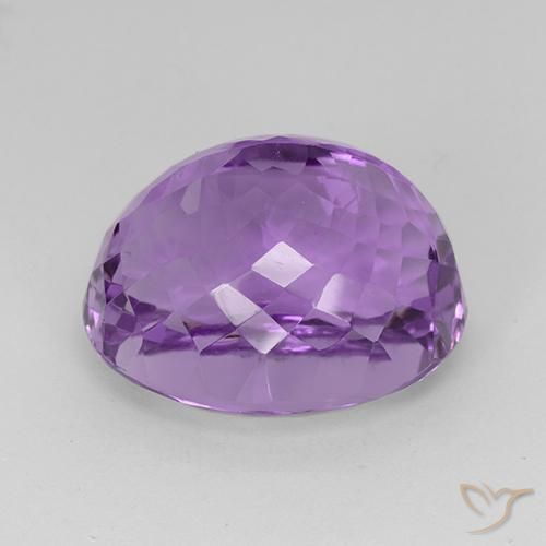 Ametista Violeta Púrpura Médio Natural 25.81ct, oval, VVS
