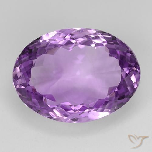 30.78ct Natural Violeta Púrpura Médio Ametista, oval, IF
