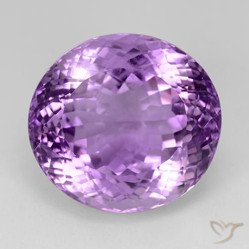 31.90ct Natural Violeta rosado Ametista, oval, VVS