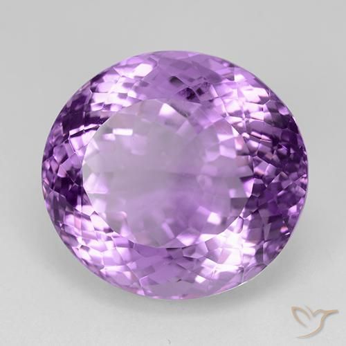Ametista Violeta rosado Natural 31.90ct, oval, VVS