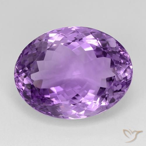 29.02ct Natural Violeta Púrpura Profundo Ametista, oval, IF