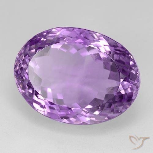 Ametista Violeta Púrpura Natural 33.57ct, oval, IF