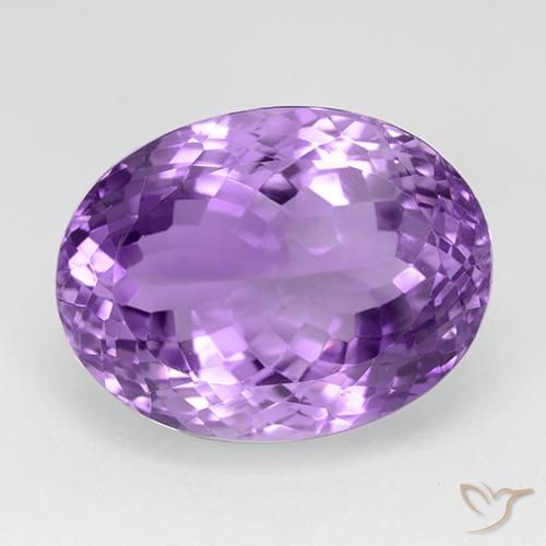 30.50ct Natural Violeta rosado Ametista, oval, IF