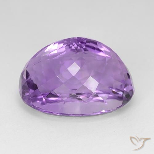 Ametista Violeta rosado Natural 30.50ct, oval, IF