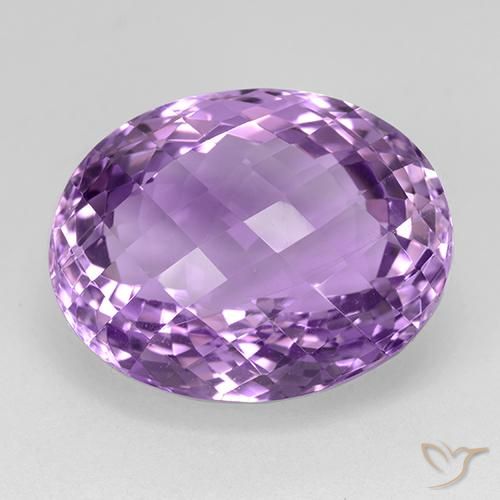 26.60ct Natural Violeta rosado Ametista, oval, VVS
