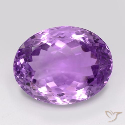 25.76ct Natural Violeta rosado Ametista, oval, VVS