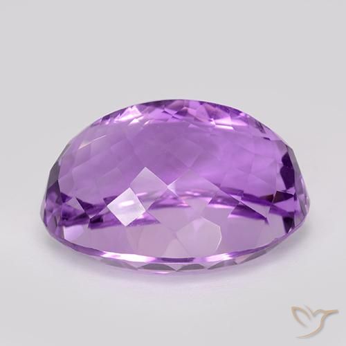 Ametista Violeta rosado Natural 25.76ct, oval, VVS