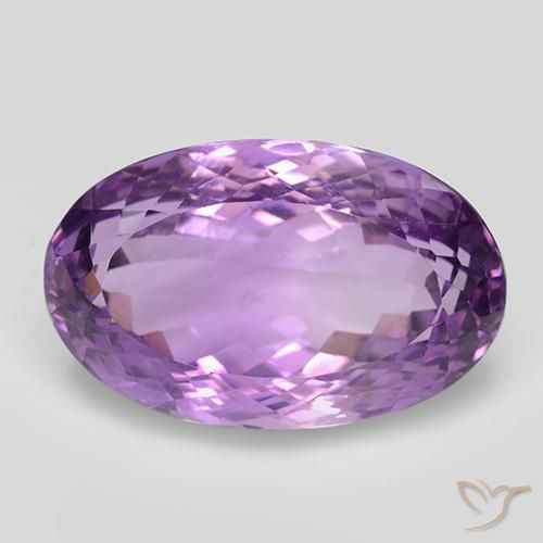 26.39ct Natural Violeta Púrpura Médio Ametista, oval, VVS