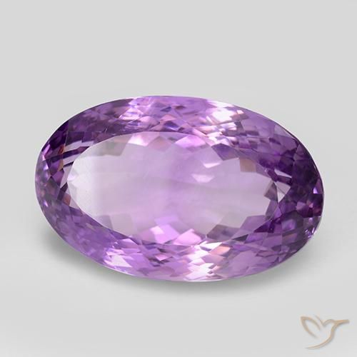 Ametista Violeta Púrpura Médio Natural 26.39ct, oval, VVS