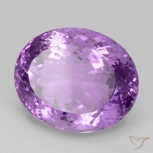 Ametista Violeta Púrpura Médio Natural 29.78ct, oval, VVS