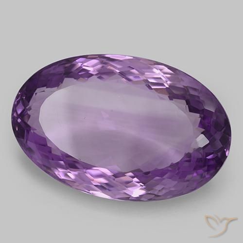 Ametista Violeta médio Natural 33.63ct, oval, IF