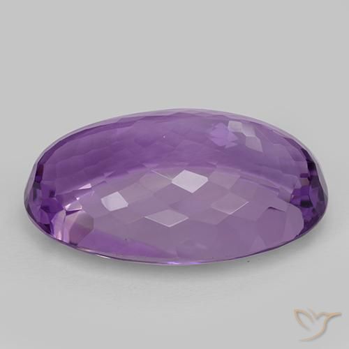 Ametista Violeta médio Natural 33.63ct, oval, IF