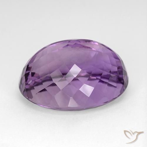 Ametista Violeta rosado Natural 33.84ct, oval, IF