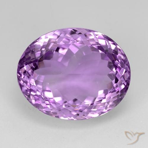 25.80ct Natural Violeta Rosado Médio Ametista, oval, IF, Photo A