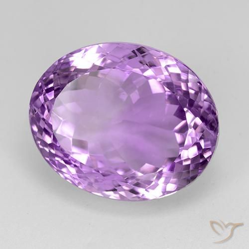 Ametista Violeta Rosado Médio Natural 25.80ct, oval, IF