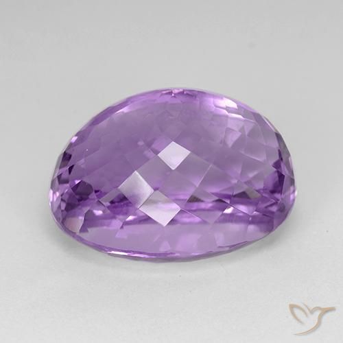 Ametista Violeta Rosado Médio Natural 25.80ct, oval, IF