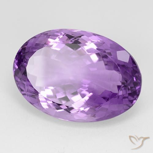 Ametista Violeta Púrpura Natural 29.48ct, oval, VVS