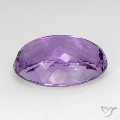 Ametista Violeta Púrpura Natural 29.48ct, oval, VVS