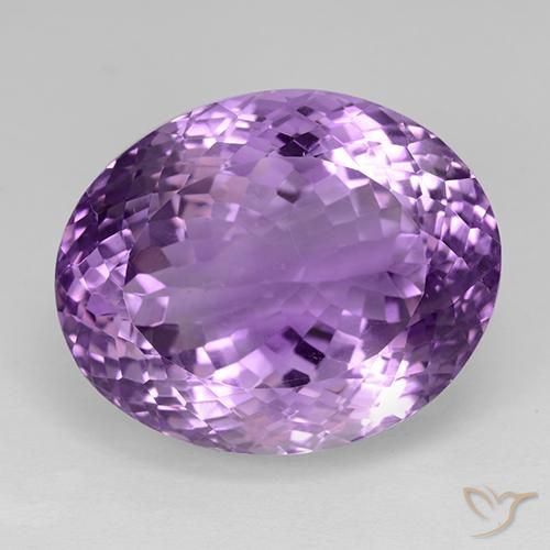 32.18ct Natural Violeta Púrpura Médio Ametista, oval, VVS