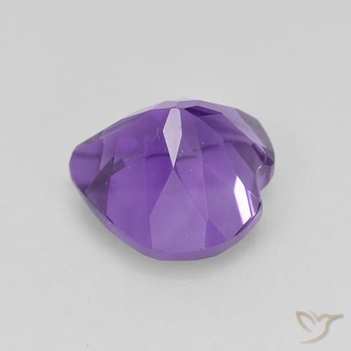 Ametista Violeta médio Natural 1.79ct, Coração, VS